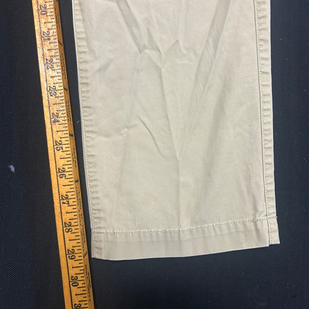 Bonobos Mens Washed Chino Pants Khaki Tan Straight Leg 100% Cotton 32x32 - Picture 5 of 7